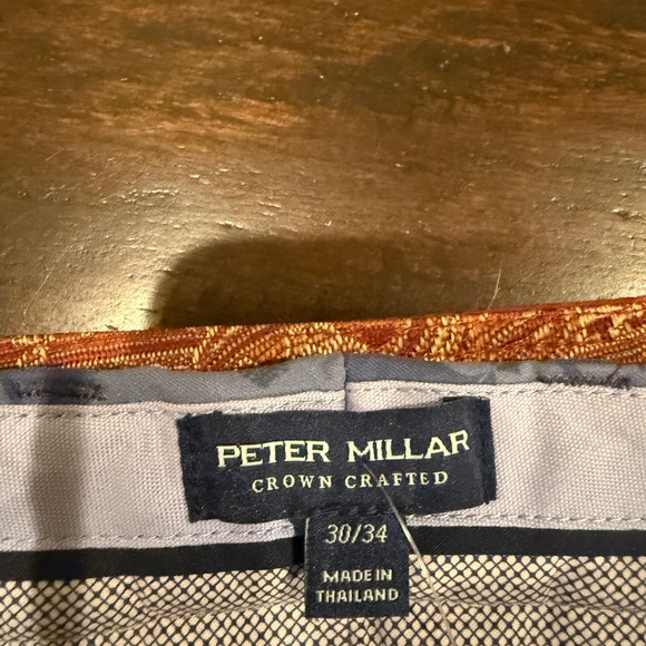 Peter Millar Men's SZ 30x34 Blue Pearl Floral Surge Performance Pants MSRP $198 - Picture 7 of 8